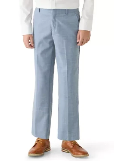 Boys 8-20 Husky Stretch Sharkskin Pants