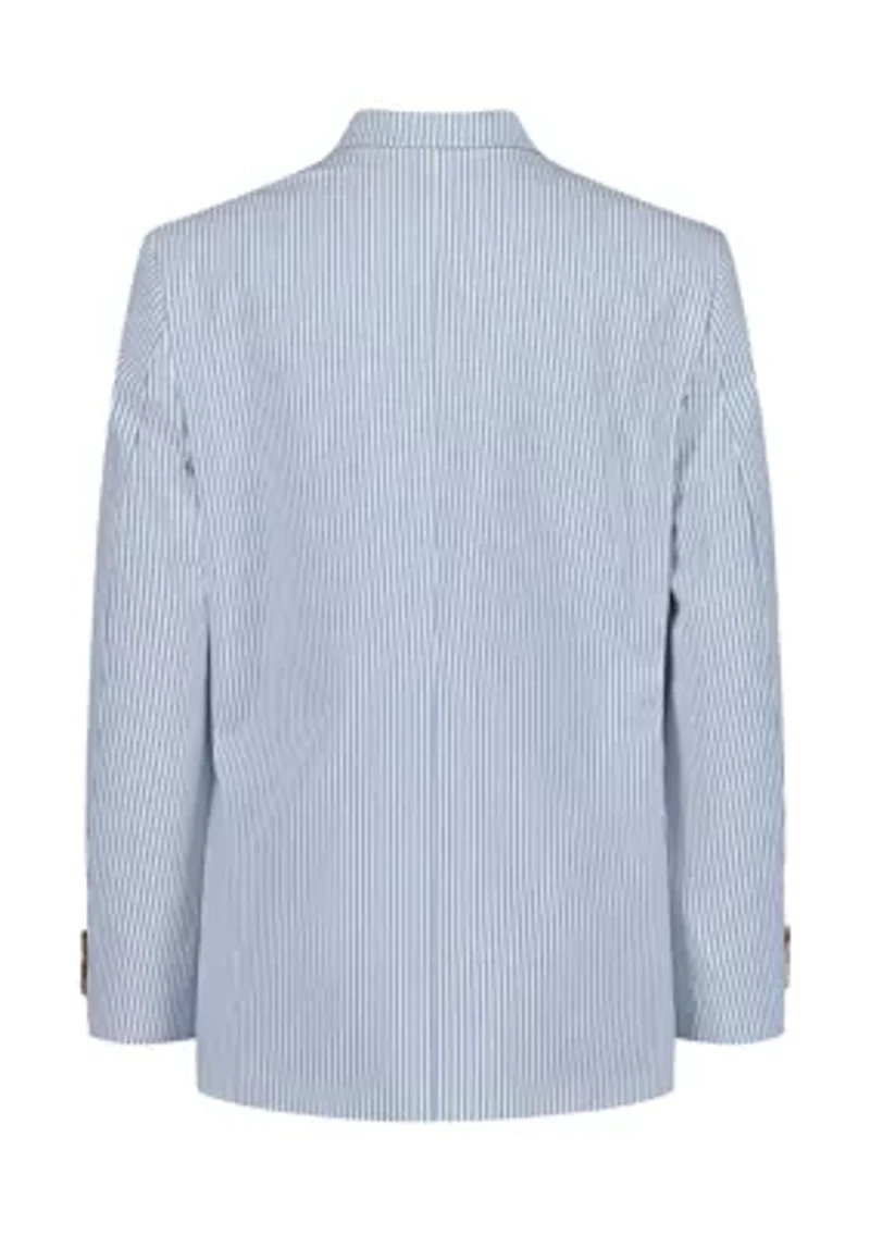 Boys 8-20 Seersucker Stretch Performance Jacket