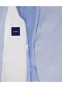 Boys 8-20 Seersucker Stretch Performance Jacket