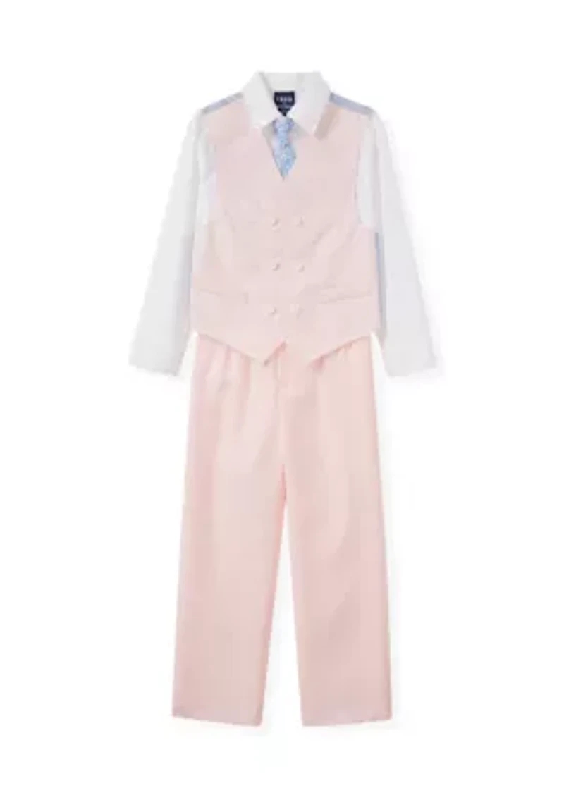 Boys 4-7 Houndstooth Shirt and Pants Set