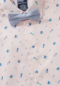 Boys 4-7 Bowtie Shirt and Shorts Set
