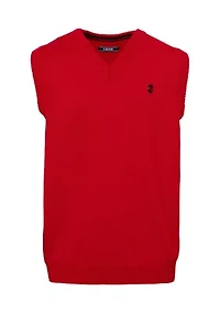 Boys 8-20 Solid Sweater Vest