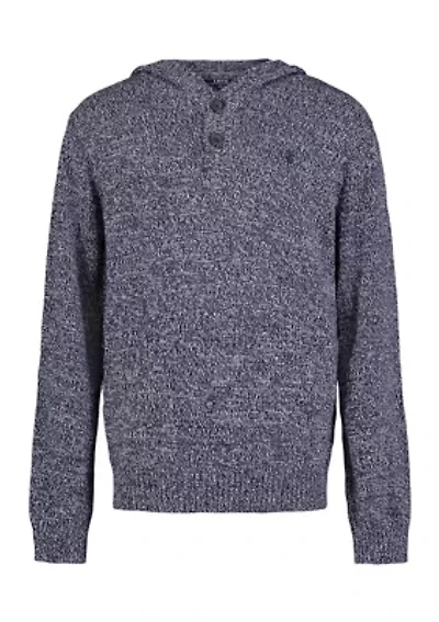 Boys 8-20 Hooded Marled Sweater