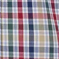 Boys 8-20 Long Sleeve Yarn Dyed Stretch Ithaca Plaid Shirt