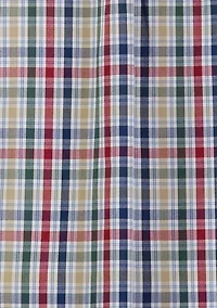 Boys 8-20 Long Sleeve Yarn Dyed Stretch Ithaca Plaid Shirt