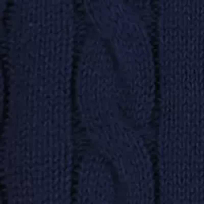 Boys 8-20 Solid Cable Quarter Zip Sweater
