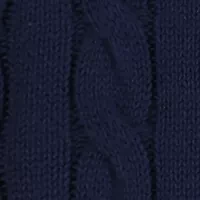 Boys 8-20 Solid Cable Quarter Zip Sweater