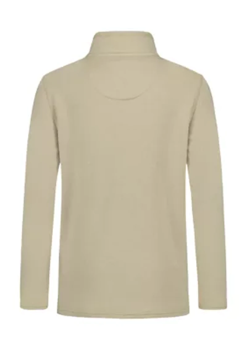 Boys 8-20 Microfleece 1/4 Zip Sweater