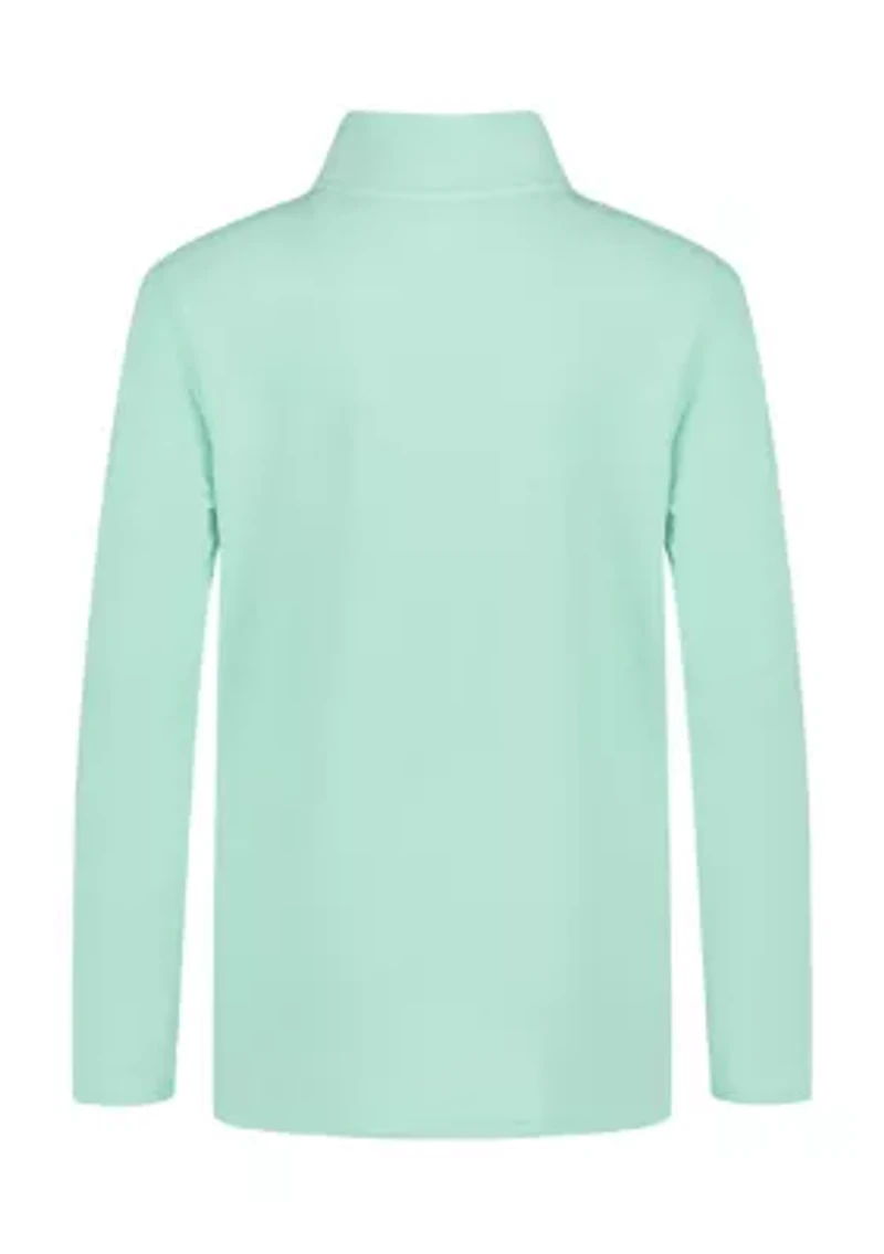 Boys 8-20 Microfleece 1/4 Zip Sweater