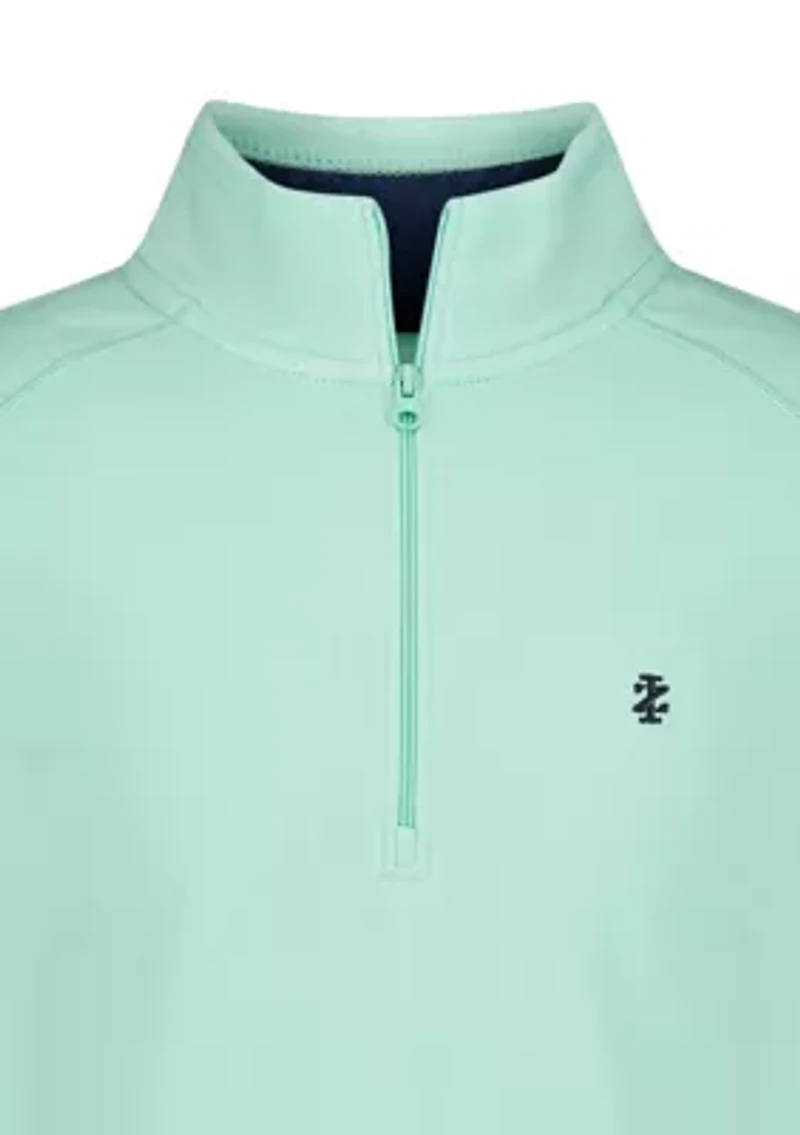 Boys 8-20 Microfleece 1/4 Zip Sweater