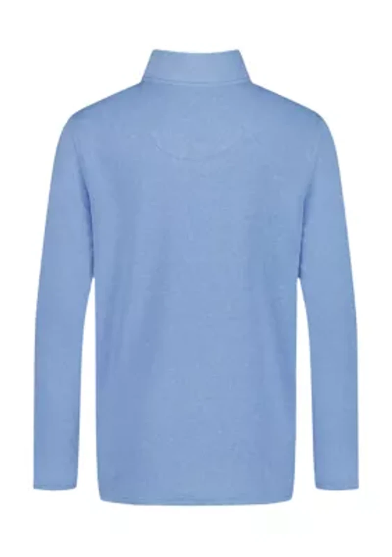 Boys 8-20 Microfleece 1/4 Zip Sweater