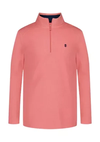 Boys 8-20 Microfleece 1/4 Zip Sweater