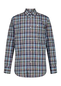 Boys 8-20 Long Sleeve Cheyenne Plaid Shirt