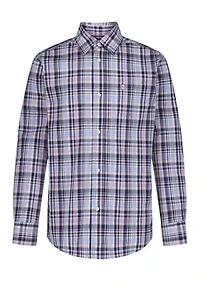 Boys 8-20 Long Sleeve Cheyenne Plaid Shirt
