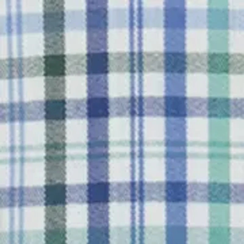 Boys 8-20 Long Sleeve Melstone Plaid Poplin Shirt (Extended Size)