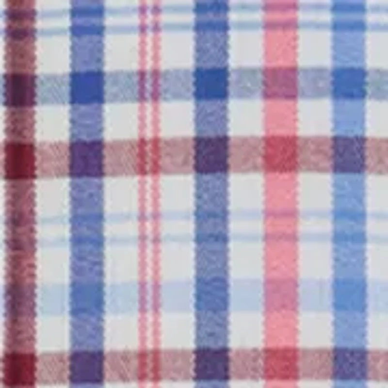 Boys 8-20 Long Sleeve Melstone Plaid Poplin Shirt (Extended Size)
