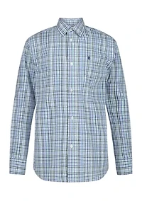 Boys 8-20 Long Sleeve Melstone Plaid Shirt