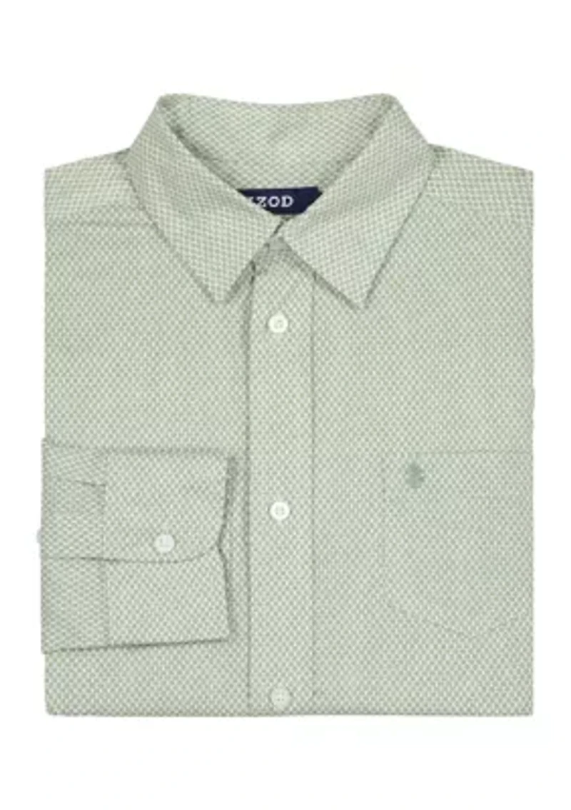 Boys 8-20 Long Sleeve Helm Poplin Shirt