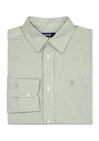 Boys 8-20 Long Sleeve Helm Poplin Shirt