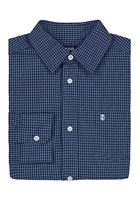 Boys 8-20 Long Sleeve Missoula Gingham Plaid Shirt