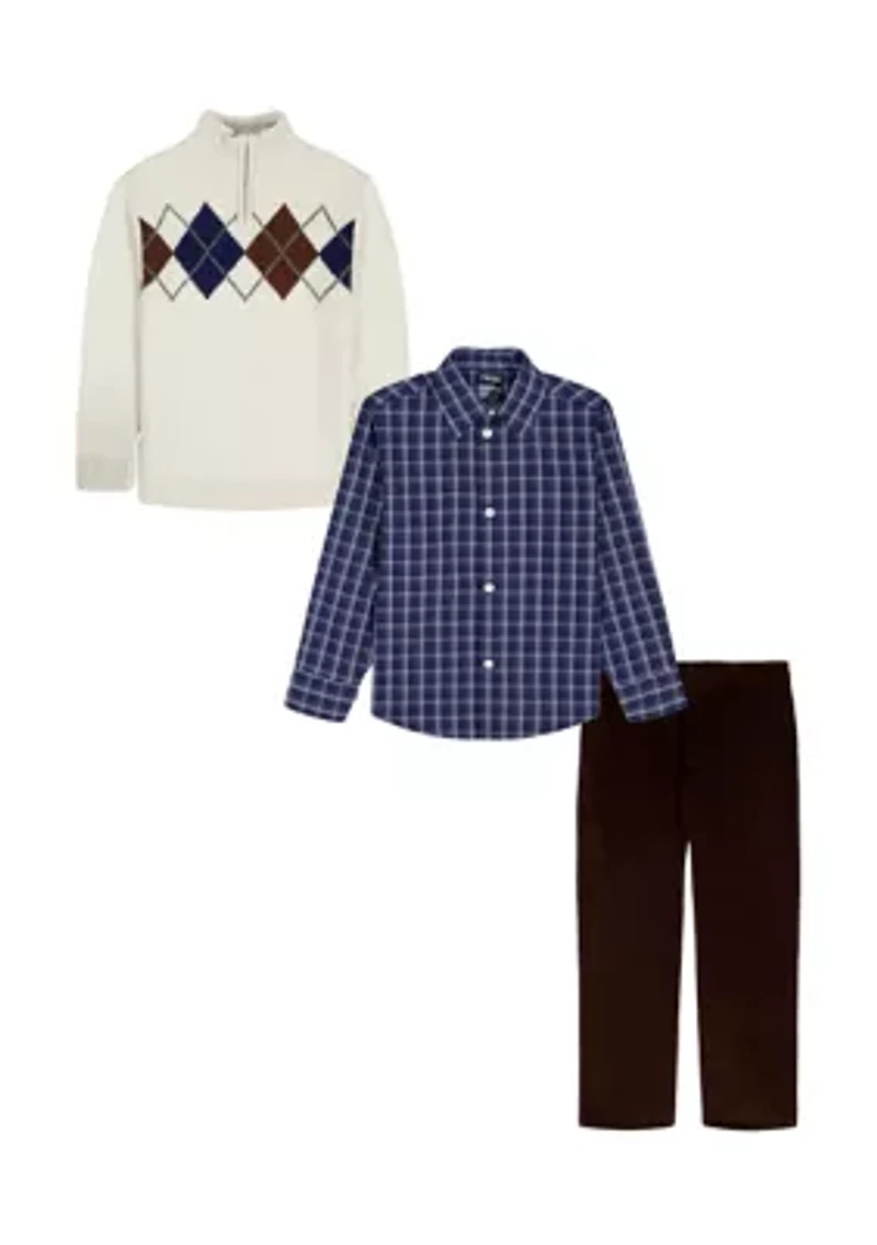 Boys 4-7 Argyle Set