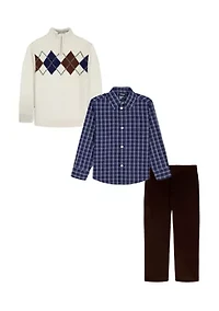Boys 4-7 Argyle Set