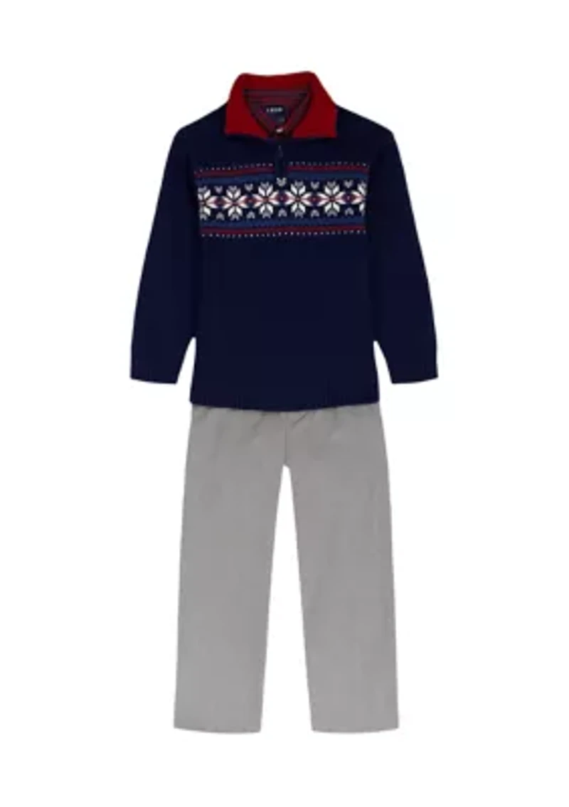 Boys 4-7 Snowflake Set