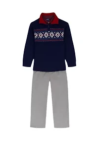 Boys 4-7 Snowflake Set