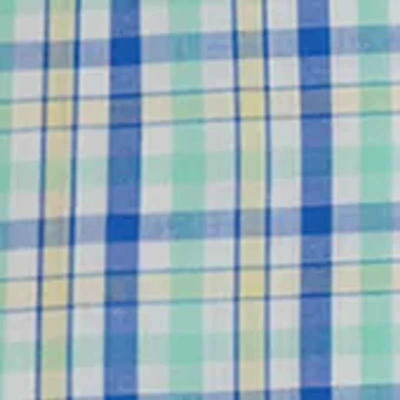 Boys 4-7 Short Sleeve Dockman Plaid Set