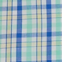 Boys 4-7 Short Sleeve Dockman Plaid Set