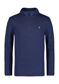 Boys 4-7 Feeder Stripe 1/4 Zip Sweater