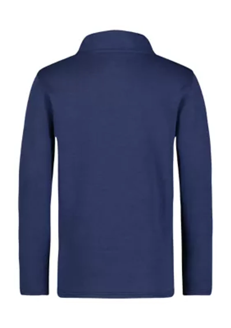 Boys 4-7 Feeder Stripe 1/4 Zip Sweater