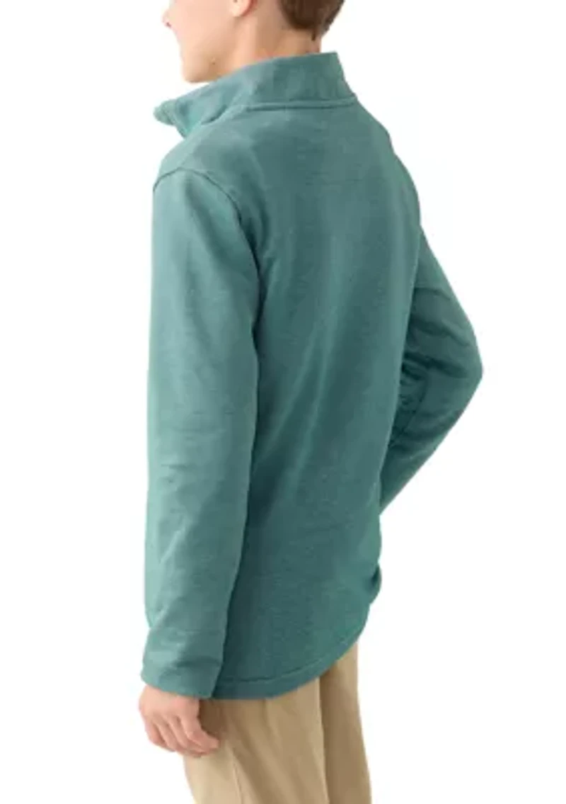 Boys 8-20 Feeder Stripe 1/4 Zip Sweater