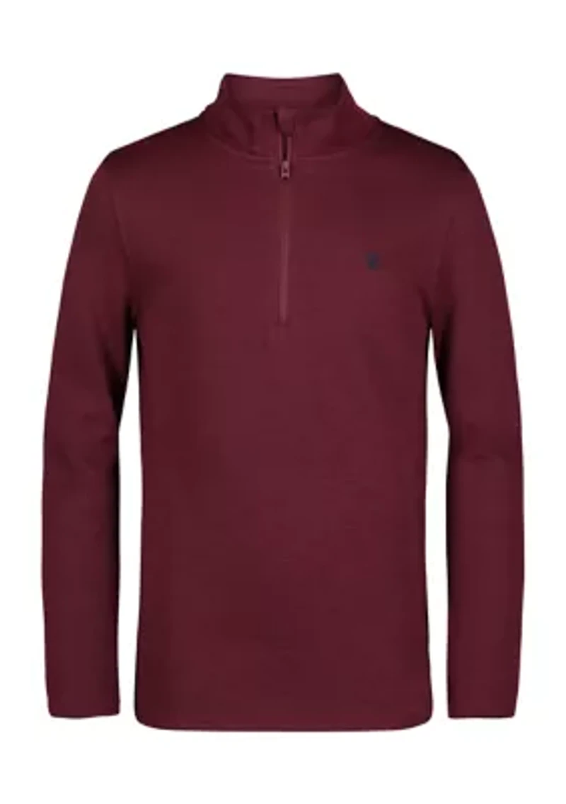 Boys 8-20 Feeder Stripe 1/4 Zip Sweater