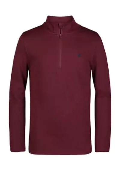 Boys 8-20 Feeder Stripe 1/4 Zip Sweater