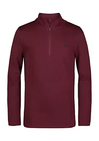 Boys 8-20 Feeder Stripe 1/4 Zip Sweater