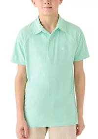 Boys 8-20 Marled Polo Shirt