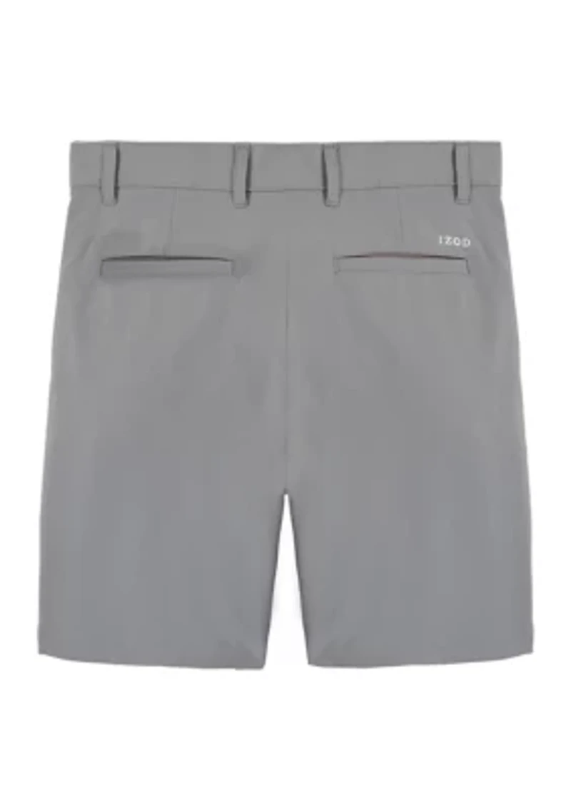 Boys 8-20 Solid Stretch Performance Golf Shorts