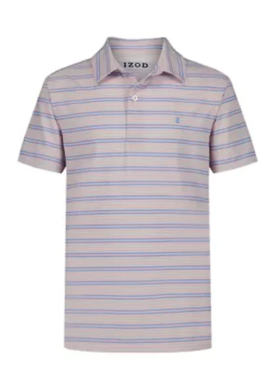 Boys 8-20 Multi Striped Performance Polo Shirt