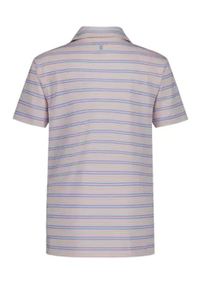 Boys 8-20 Multi Striped Performance Polo Shirt
