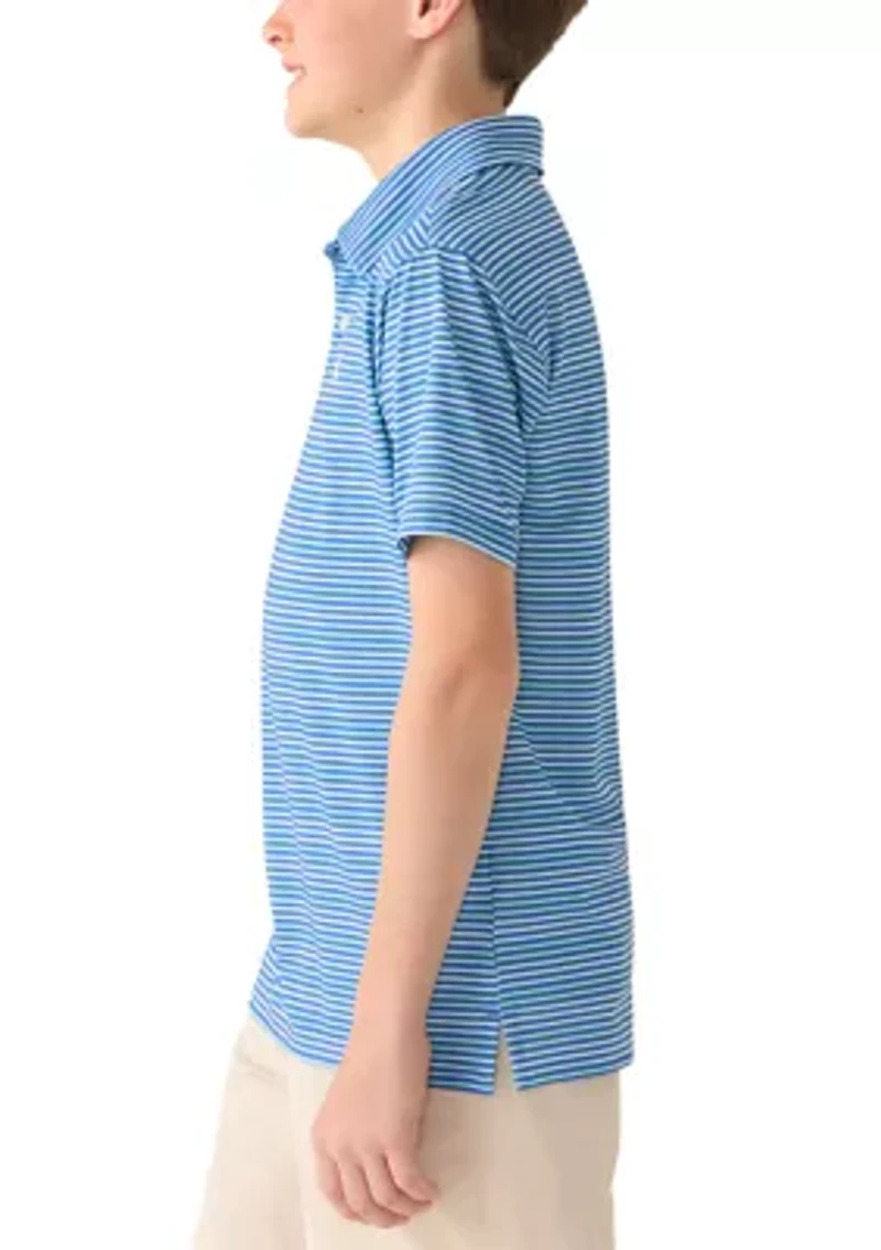 Boys 8-20 Multi-Stripe Polo Shirt