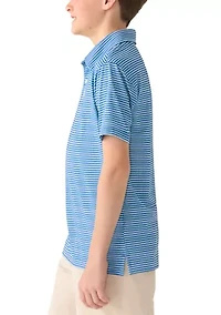 Boys 8-20 Multi-Stripe Polo Shirt