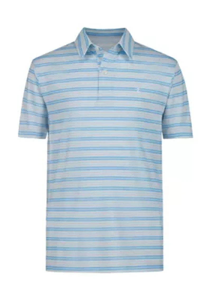 Boys 8-20 Multi Stripe Perfomance Polo Shirt