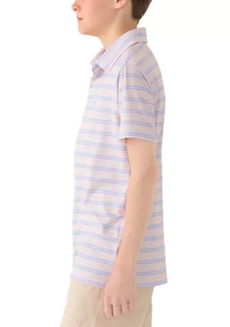 Boys 8-20 Multi Striped Polo Shirt