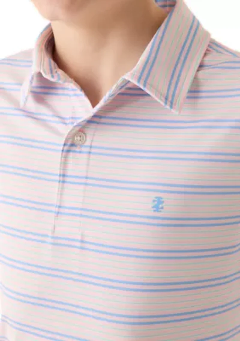 Boys 8-20 Multi Striped Polo Shirt