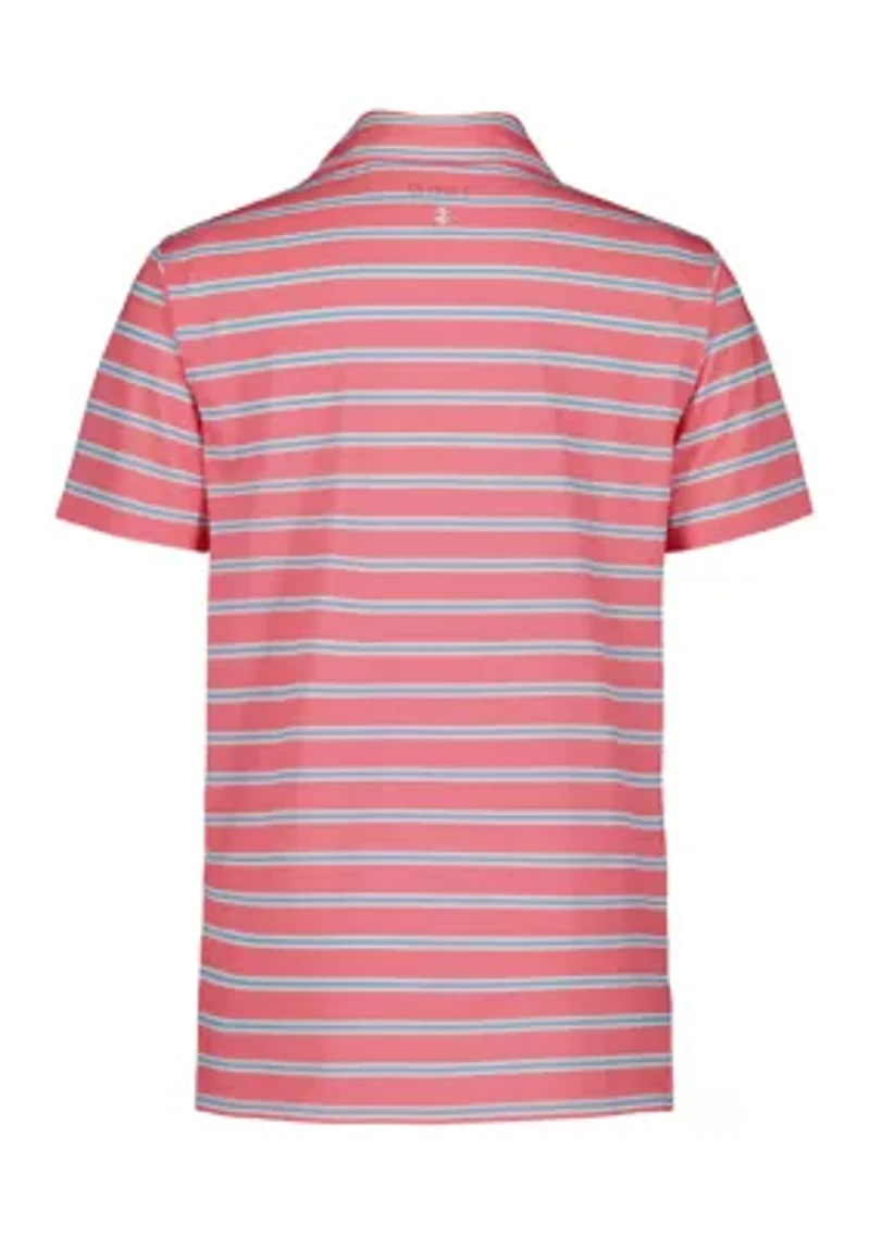 Boys 8-20 Striped Performance Polo Shirt