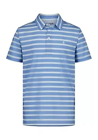 Boys 8-20 Striped Performance Polo Shirt