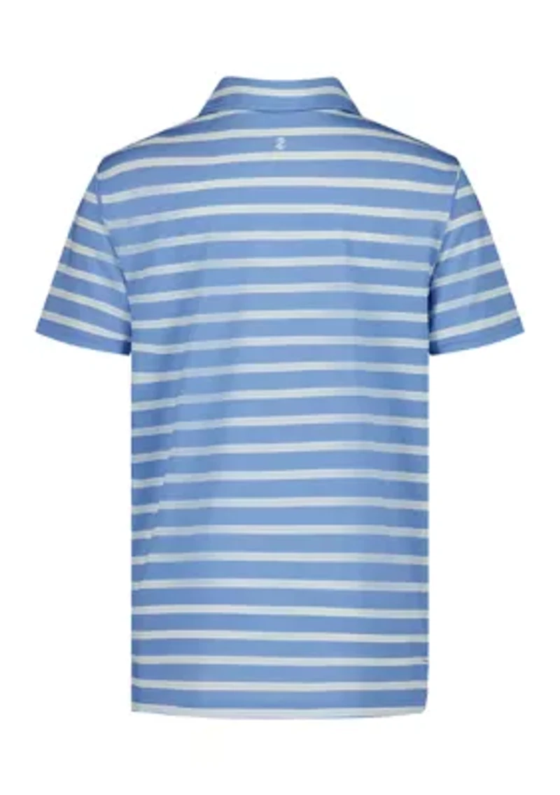 Boys 8-20 Striped Performance Polo Shirt