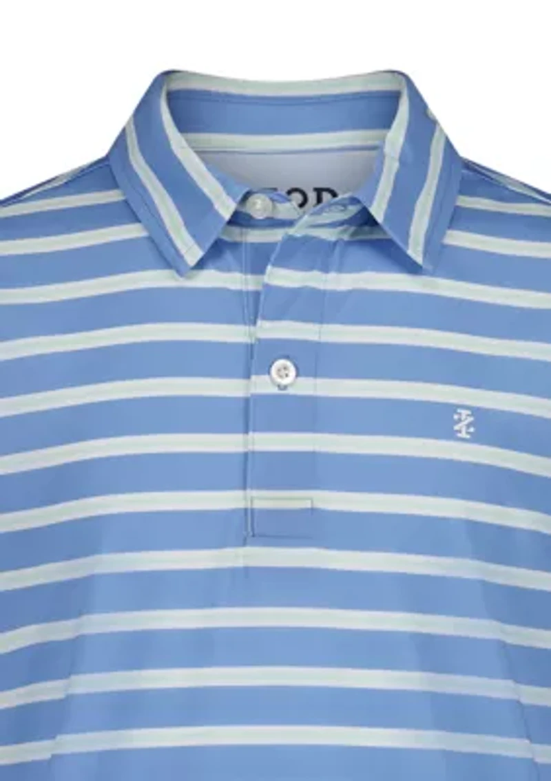 Boys 8-20 Striped Performance Polo Shirt