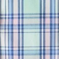 Boys 8-20 Husky Long Sleeve Yarn Dyed Stretch Spring Plaid Shirt